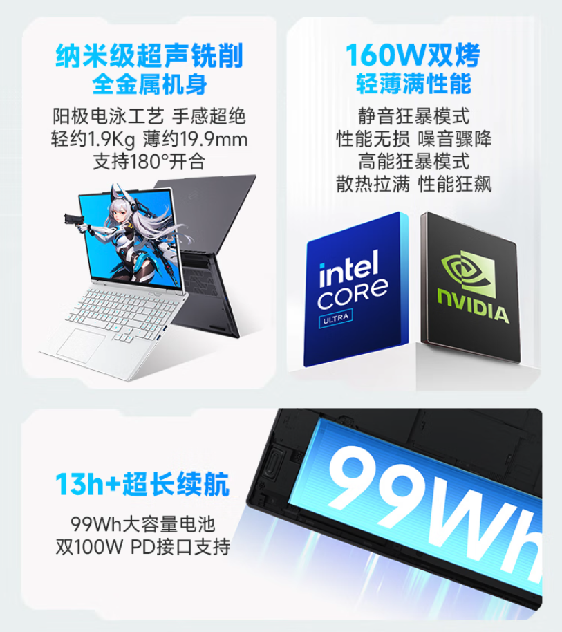 Ultra 7 155H+RTX 5060 机械革命耀世15 Pro到手价6159元